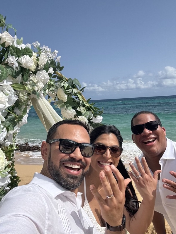 Wedding ceremony in Puerto Rico