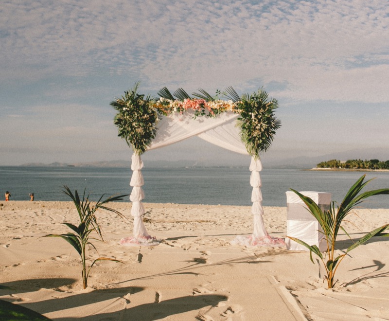 Beach wedding venue in Puerto Rico